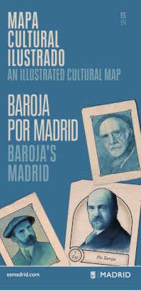 Mapa cultural ilustrado Baroja por Madrid
