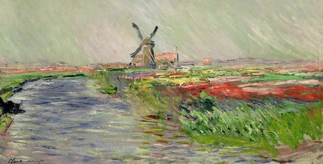 Claude Monet (1840-1926). Campo de tulipanes en Holanda, 1886. Óleo sobre lienzo, 54x81 cm. París, Musée Marmottan Monet, legado Michel Monet, 1966. Inv. 5173. © Musée Marmottan Monet, Paris