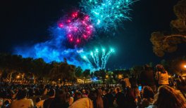 Fuegos artificiales en las Fiestas de San Isidro 2024