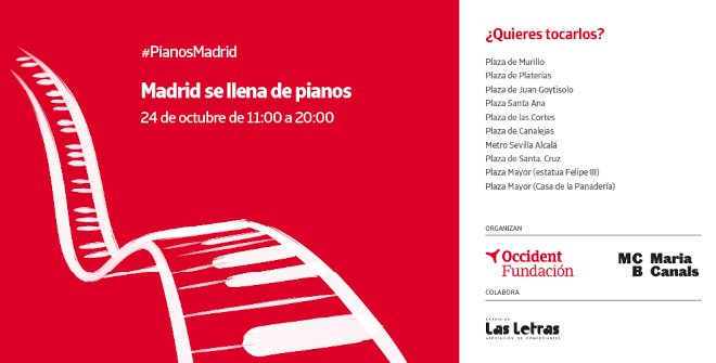 Madrid se llena de pianos