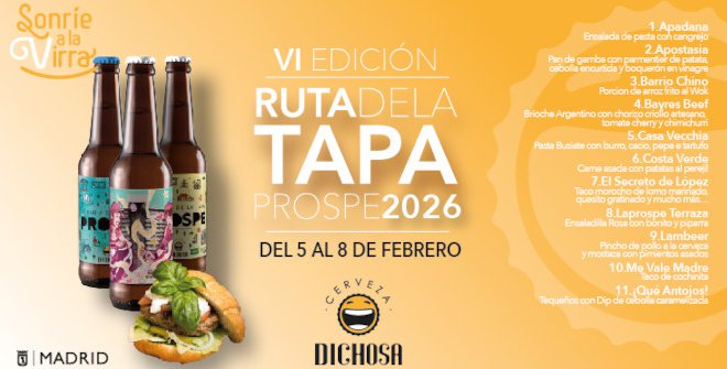 VI Ruta de la Tapa Prospe 2026